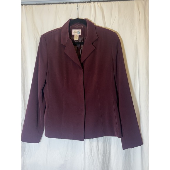 Jackets & Blazers - Pendleton Vintage Womens Jacket Blazer Burgundy 2 Button Large L32